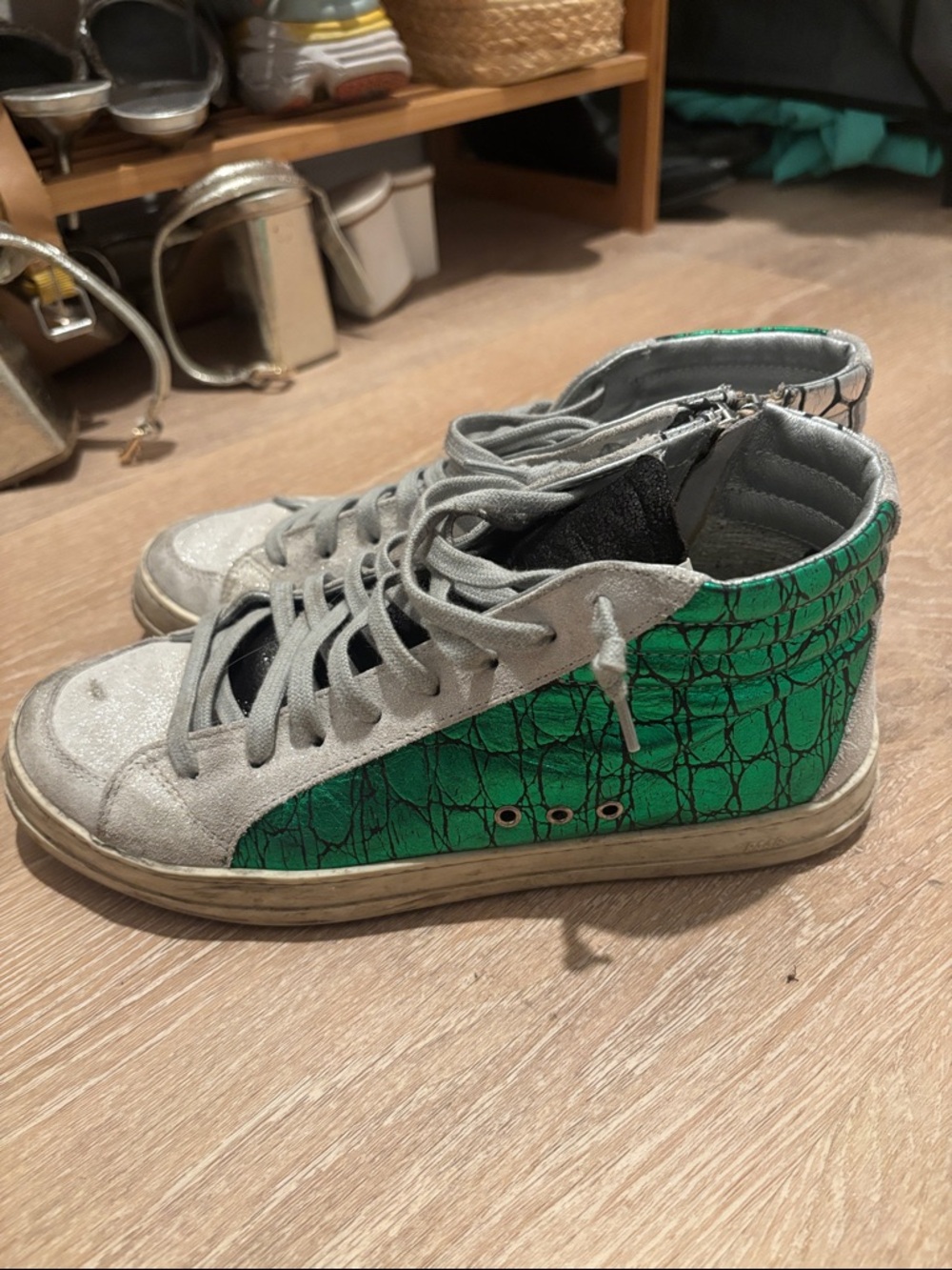 P448 high top sneakers